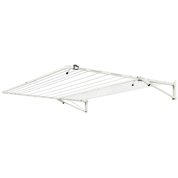 Austral Fold down Clotheslines Surfmist White Colour Carousel 1