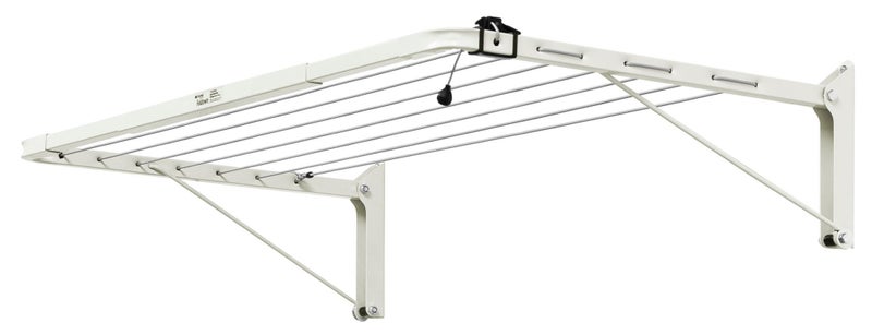 Austral Fold down Clotheslines Surfmist White Colour Carousel 2