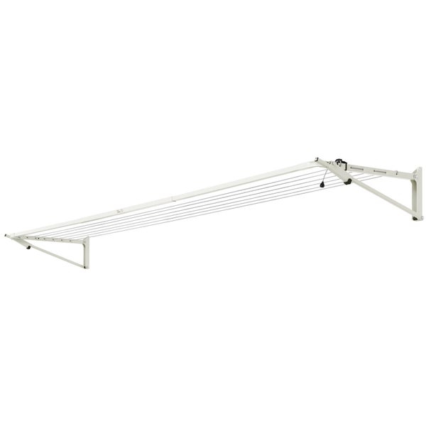 Austral Fold down Clotheslines Surfmist White Colour Carousel 5