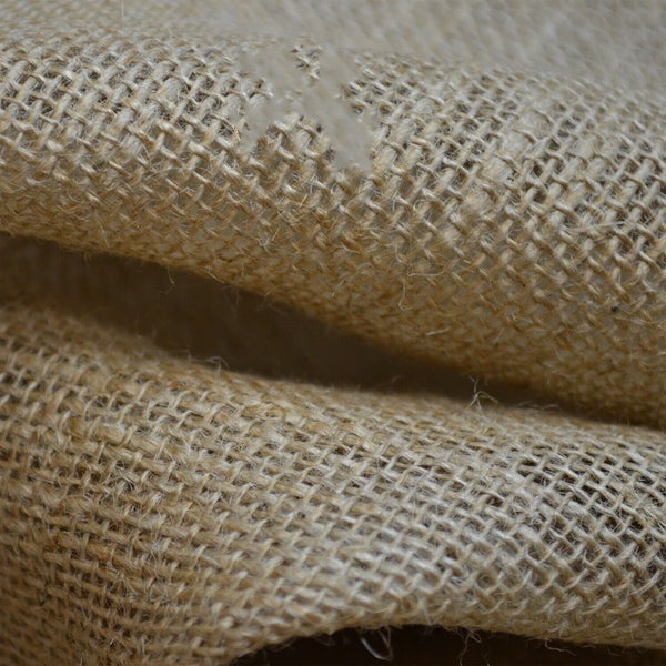 30mx1m Hessian Jute Cloth Fabric Sacking Rug Carpet Natural Vintage Burlap Event Carousel 4