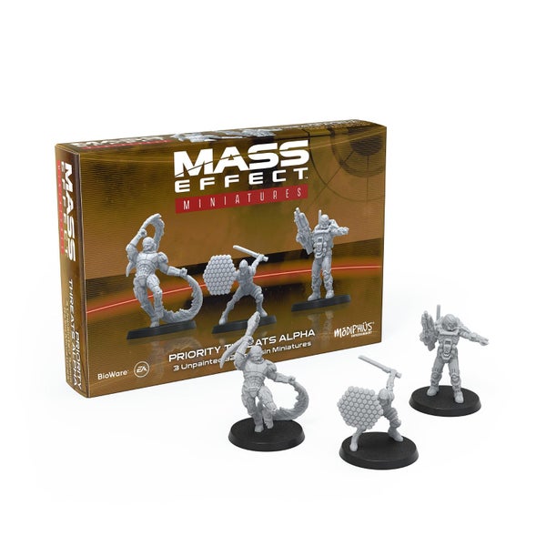 Mass Effect Priority Threats Alpha Resin Collectors Miniature Set - Upgrade Y...