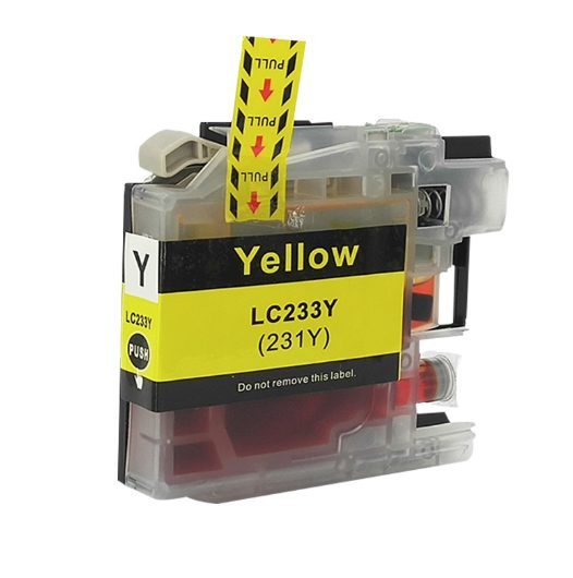 PTN NEW Compatible Brother LC233 Y Yellow Ink Cartridge Carousel 1