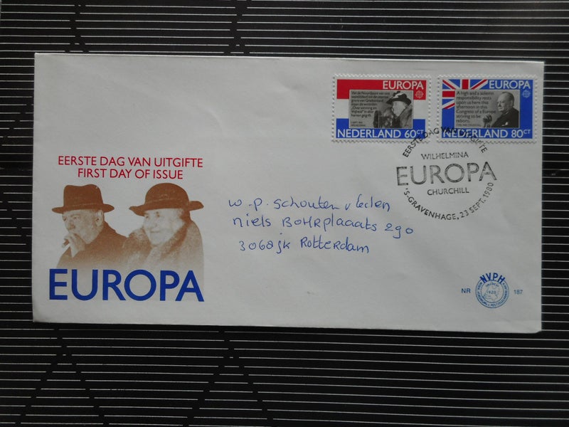 1980 Netherlands, Europa, Famous People First Day Cover Carousel 1