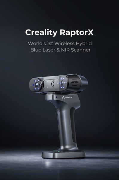 Creality RaptorX 3D Scanner Combo- Wireless Hybrid Blue Laser NIR Scanner Carousel 1