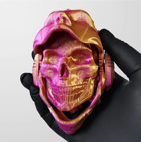3D Printer PLA Filament (gold + fuchsia)1.75mm 1kg Carousel 1