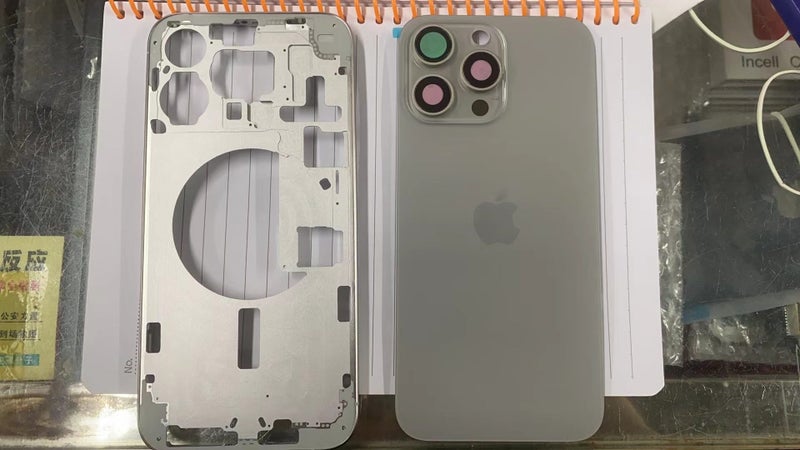 Back Glass with Back Panel Frame for iPhone 14 Plus Midnight Carousel 2