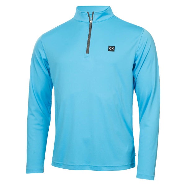 Calvin Klein Mens Westgate Half Zip Lightweight Insulated Golf Sweater Carousel 1