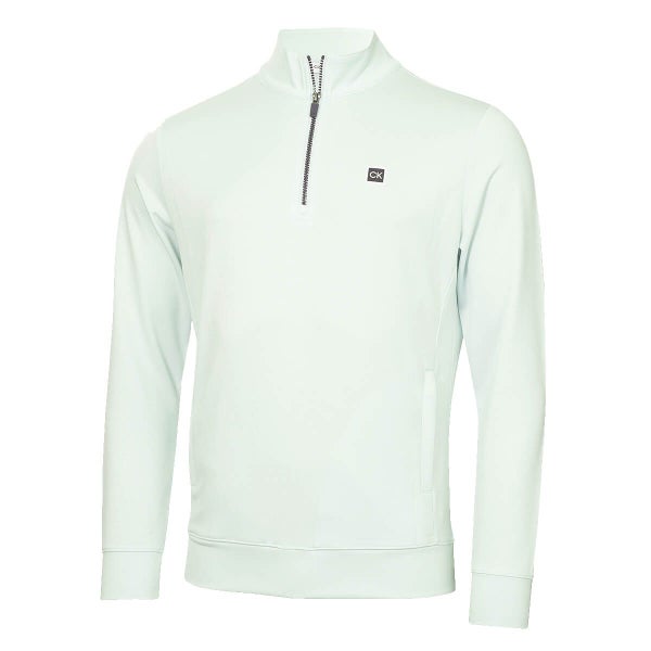 Calvin Klein Mens Concord Half Zip Stretch Soft Wicking Golf Sweater Carousel 1