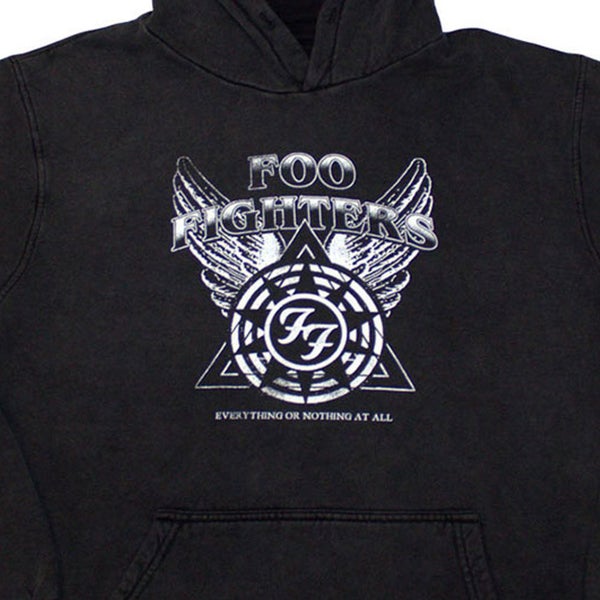 Foo Fighters Everything Or Nothing At All Pullover Stone Wash Hoodie Carousel 2