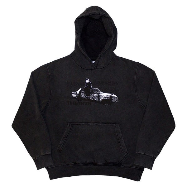 The 1975 Car Photo Pullover Stone Wash Hoodie Carousel 1