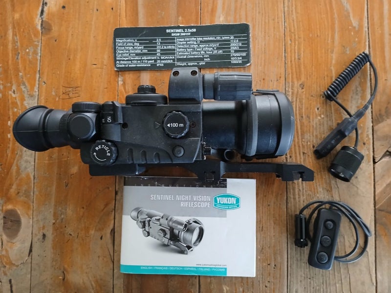 Yukon Sentinel Night Vision Riflescope 2.5 x 50 Night Vision Scope Carousel 2