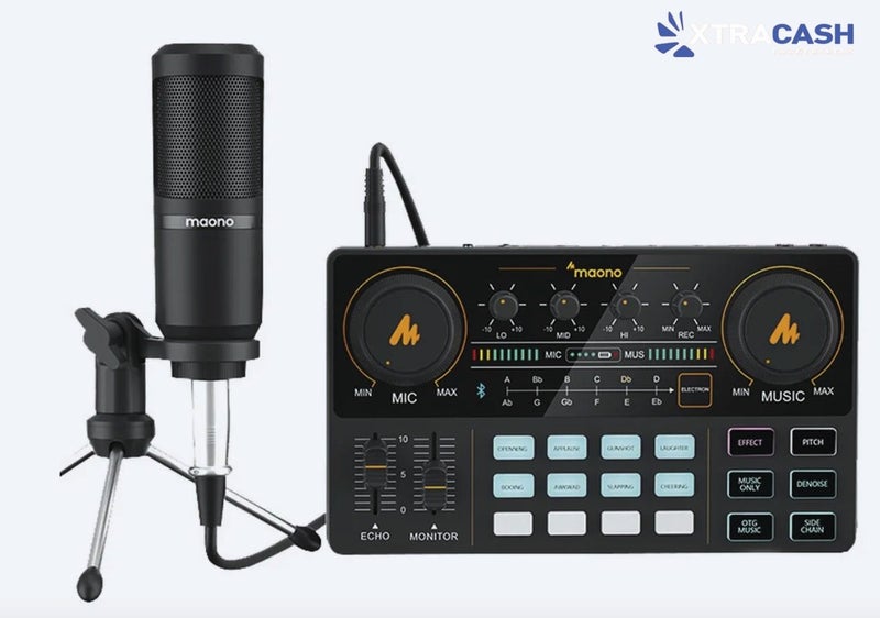 Maonocaster All in One Podcast Production Studio with Microphone Carousel 1