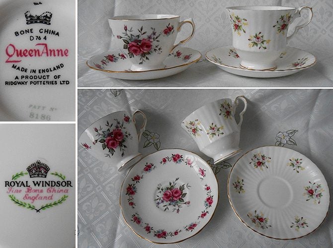 TWO ENGLISH DUOS with ROSES Carousel 1