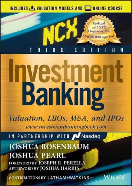 Investment Banking by Joshua Rosenbaum - Hardcover Carousel 1