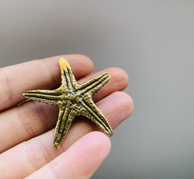 Antique Style Starfish Sea Life Collectable Miniature Figurine Carousel 4