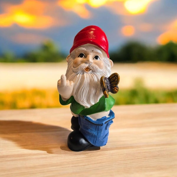 Naughty "Neville" Gnome With Pants Down Carousel 1