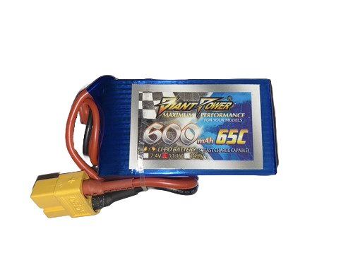 Giant Power 3S 11.1V 600mAh 65C Li-Po Battery w/ XT60 Plug Carousel 1