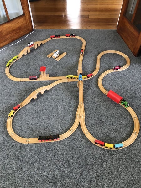 Wooden Kids Train Set Carousel 1