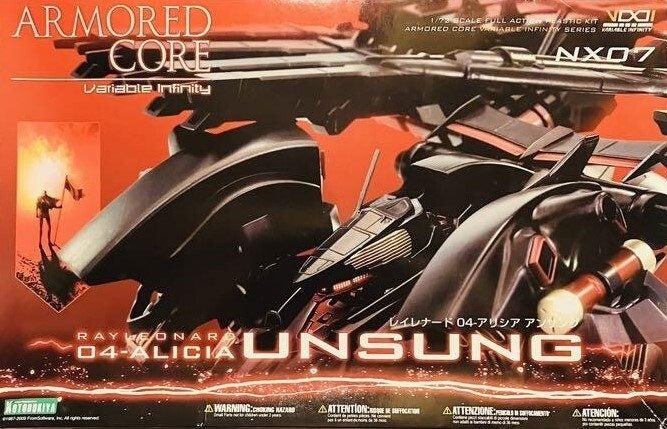 Armored Core: 1 / 72 Rayleonard 04-Alicia Unsung (Full Package Ver.) - Model Kit Carousel 1