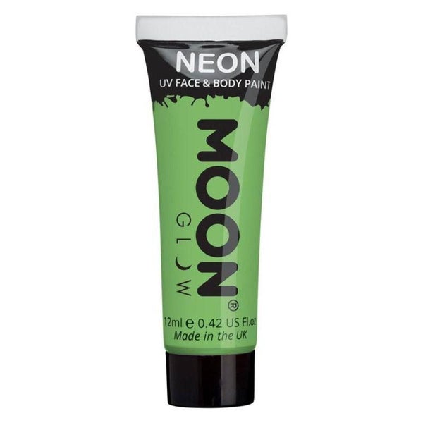 Moon Glow Pastel Neon UV Face Paint Single, 12ml Costume Make Up Carousel 1