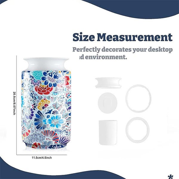 3D Puzzle Flower Vase DIY Kitchen Bouquet Unique Puzzles for House-Colorful Carousel 2