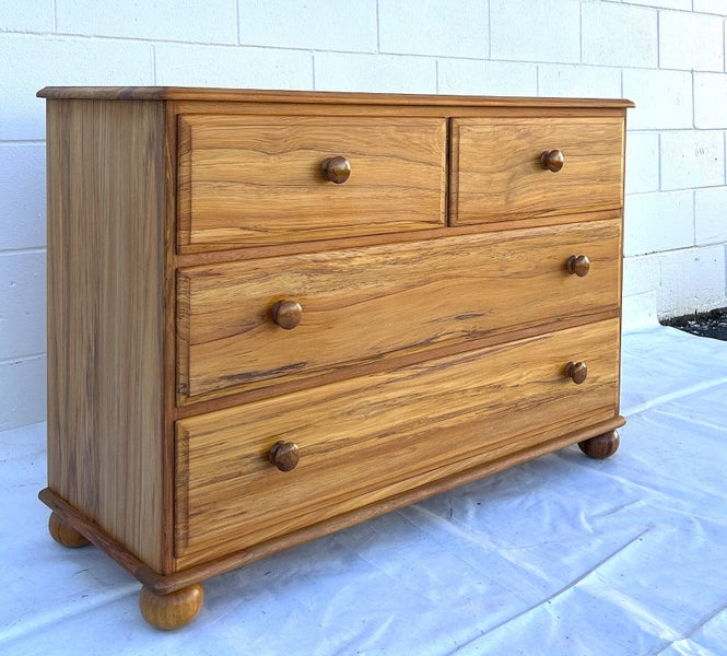 Stunning Millbrook HEART Rimu Lowboy/Dresser, Fully RESTORED, FREE DELIVERY Carousel 2