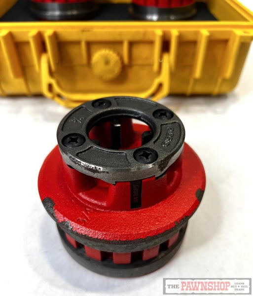 Ridgid Pipe Threading Set of Three in Kincrome Case 1/2" 3/4" 1" Carousel 2
