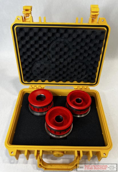 Ridgid Pipe Threading Set of Three in Kincrome Case 1/2" 3/4" 1" Carousel 1
