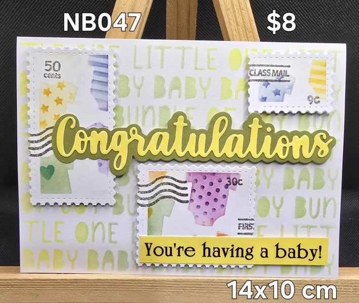 Baby Cards - Variety Available - $8 - Handmade Carousel 2