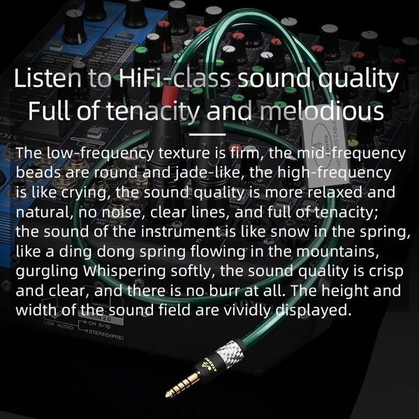 ATAUDIO HIFI 4.4mm Balanced Male to Dual 2xlr 3pin XLR Balanced Male Audio Cable Carousel 2