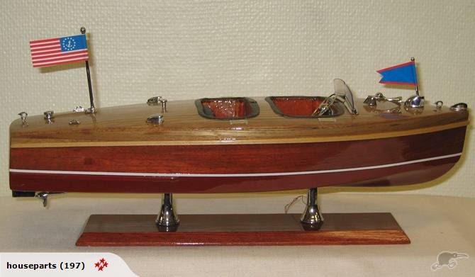 Wooden Boat Replica - Chris Craft Style Carousel 1