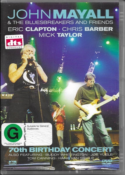 John Mayall & The Bluesbreakers & Friends : 70th Birthday Concert DVD Carousel 1