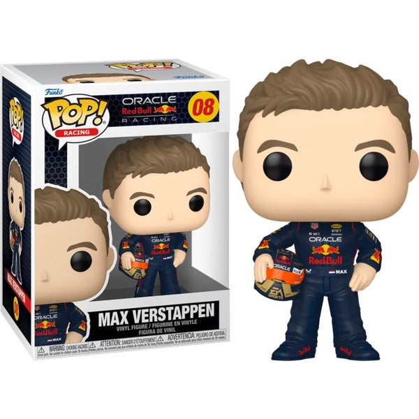 Formula One F1 Max Verstappen With Helmet Pop Vinyl #08 Carousel 1