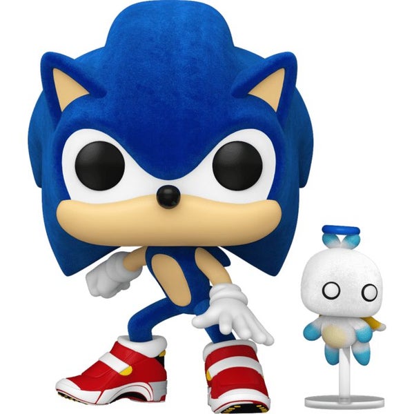 Sonic the Hedgehog Sonic With Chao Flocked Pop! Vinyl #1036 Carousel 4