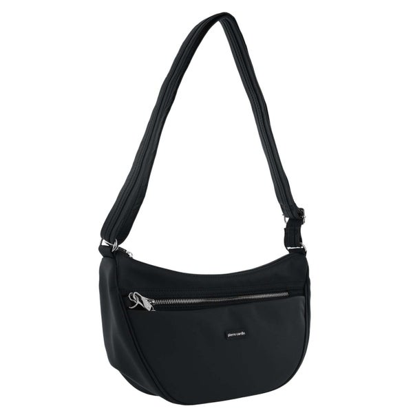 Pierre Cardin Slash Proof Anti Theft RFID Nylon Crossbody Bag in Black Carousel 1