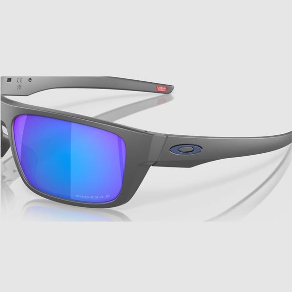 RRP $346.00 BRAND NEW Oakley Drop Point Sunglasses - Matt Dark Grey w PRIZM S... Carousel 7
