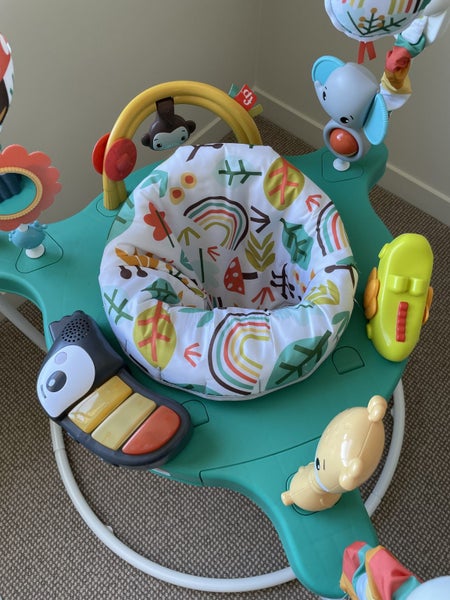 Fisher-Price Baby Bouncer Whimsical Forest With Music And Lights Carousel 2