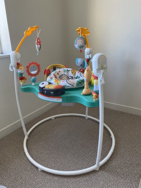 Fisher-Price Baby Bouncer Whimsical Forest With Music And Lights Carousel 1