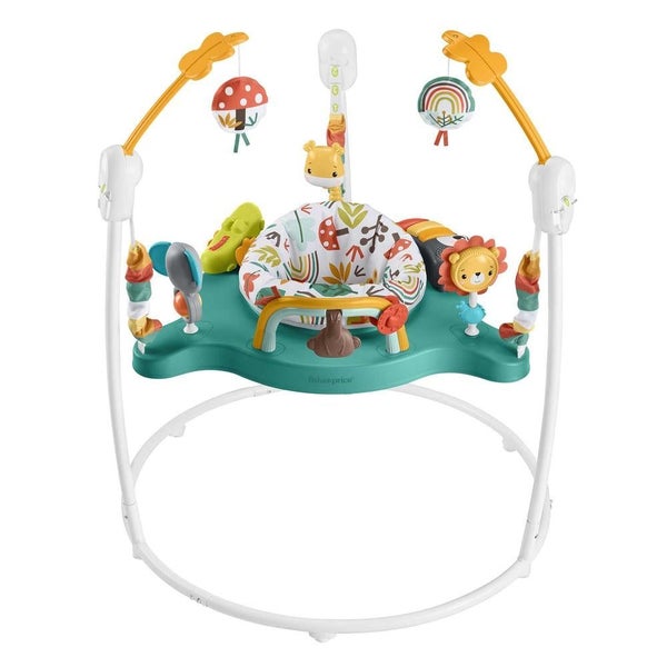 Fisher-Price Baby Bouncer Whimsical Forest With Music And Lights Carousel 3