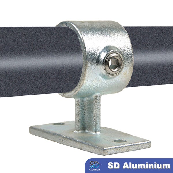 Cast Iron Key Clamp - Handrail Support - Range of Compatible Tube Sizes Carousel 2