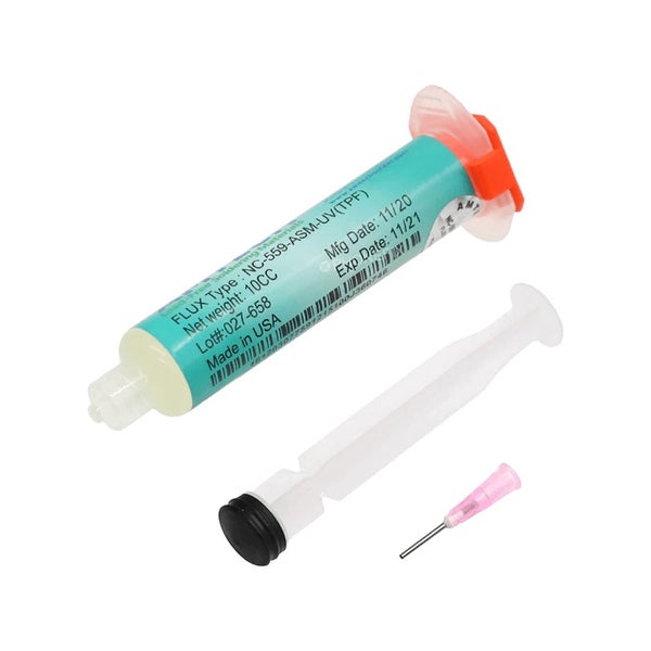 Solder Flux Paste for BGA PCB Repair with plunger and Needle | AMTECH Carousel 1