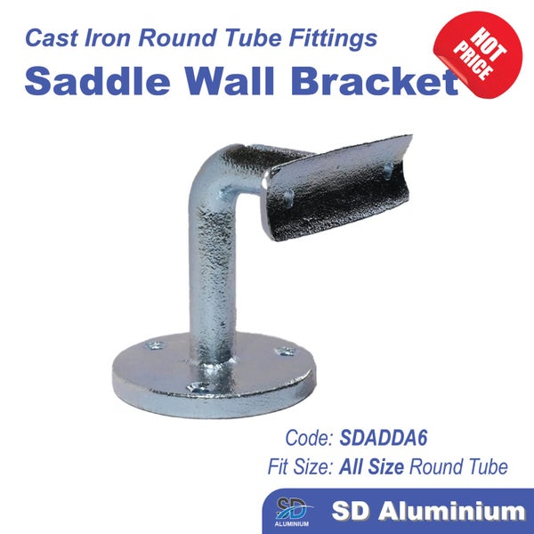 Cast Iron Key Clamp - Saddle Handrail Wall Bracket Carousel 1