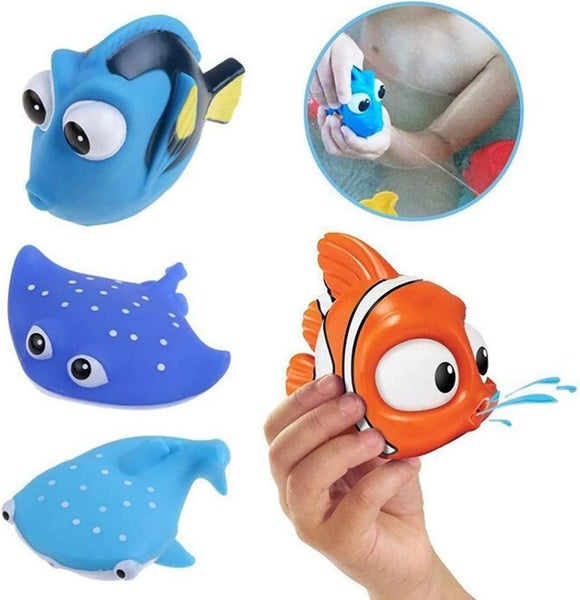Finding Dory Nemo Bath Squirters Bath Toys For Baby &toddler Toys Shower And Sw Carousel 4