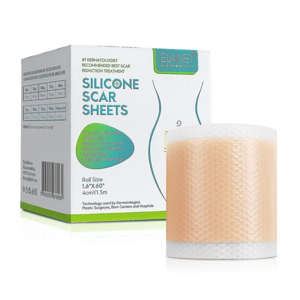 1.5m Silicone Scar Sheets Silicone Scar Tape Roll Scar Silicone Strips Reusable Carousel 1
