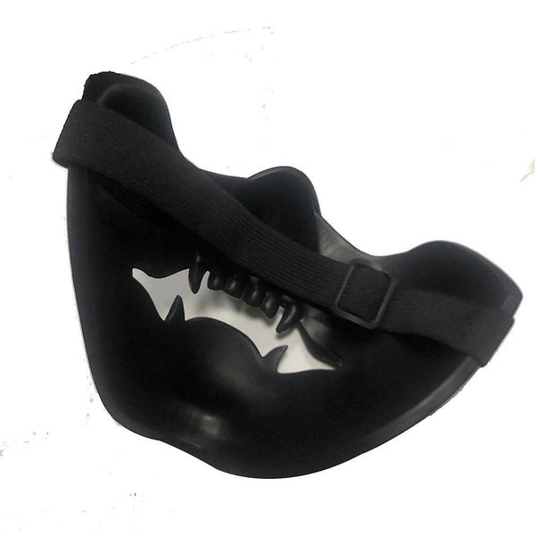 Samurai Soul Mask - Oni Japanese Demon Resin Mask for Halloween (Black) Carousel 4