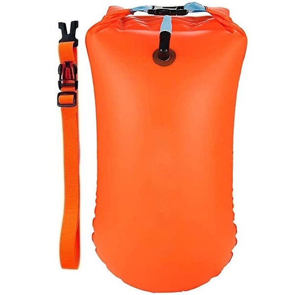 High Visibility Adult Swimming Buoy For Open Water, Inflatable Safety Lifebuoy F Carousel 1
