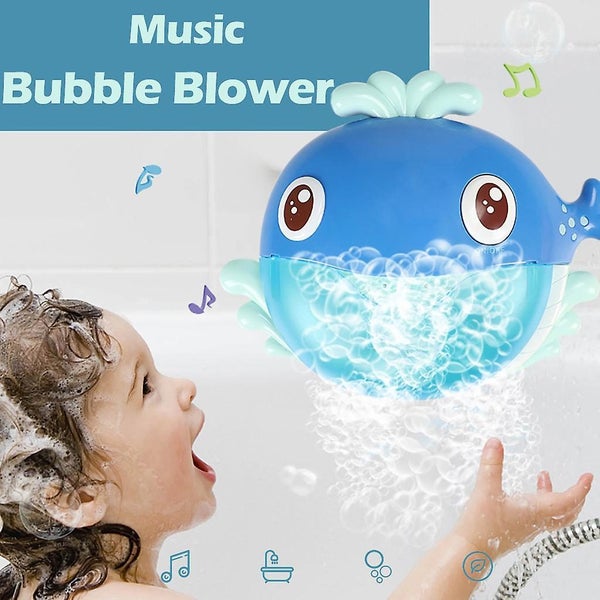 Bubble Machine Tub Automatic Bubble Maker Blower 12 Music Song Bath Toy Carousel 2