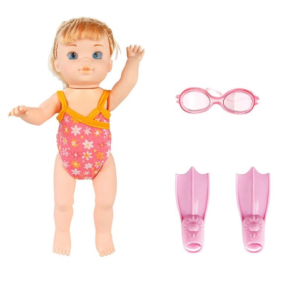 Toddlers Bath Toys Princess Battery-powered Electric Swimming Doll Girls Floati Carousel 1
