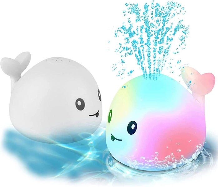 baby Bath Toys, Waterproof Design Fun Whale Automatic Spray Swimming Pool Toy Carousel 1