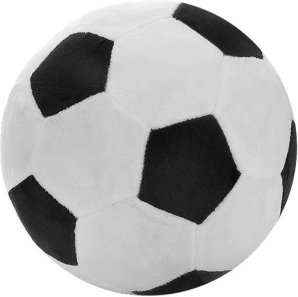 Fluffy Stuffed Soccer Ball Plush Pillow - Soft Soccer Ball Stuffed Toy Carousel 1